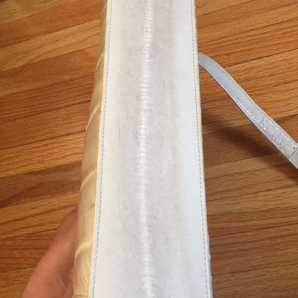 Original owner vintage 1980s white eel skin purse - Picture 4 of 8